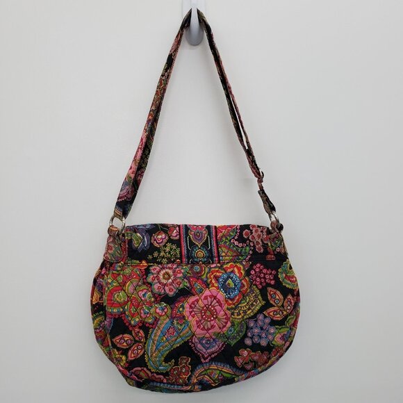 Vera Bradley Boho‎ Floral Quilted Crossbody Bag Colorful Indie Y2K Cottagecore - Picture 4 of 15